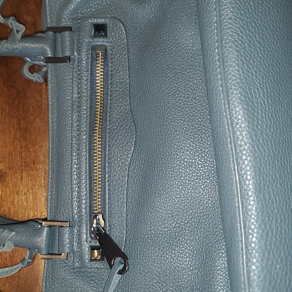 Rebecca Minkoff brand - 100% Leather - Grey handbag. - Picture 14 of 16